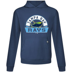 Tampa Bay Rays Levelwear Relay Banner Arch Pullover Hoodie - Navy - MLB Sale