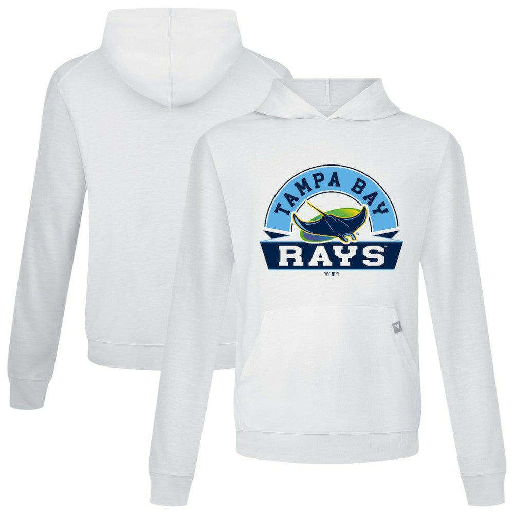 Tampa Bay Rays Levelwear Relay Banner Arch Pullover Hoodie - White - MLB Online