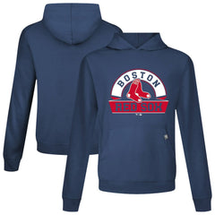 Boston Red Sox Levelwear Relay Banner Arch Pullover Hoodie - Navy - MLB on Sale