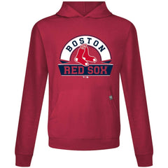 Boston Red Sox Levelwear Relay Banner Arch Pullover Hoodie - Red - MLB Online
