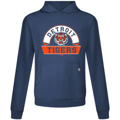 Detroit Tigers Levelwear Relay Banner Arch Pullover Hoodie - Navy - MLB on Sale