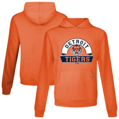 Detroit Tigers Levelwear Relay Banner Arch Pullover Hoodie - Orange - MLB Lifestyle