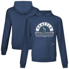 Seattle Mariners Levelwear Relay Banner Arch Pullover Hoodie - Navy - MLB Lifestyle