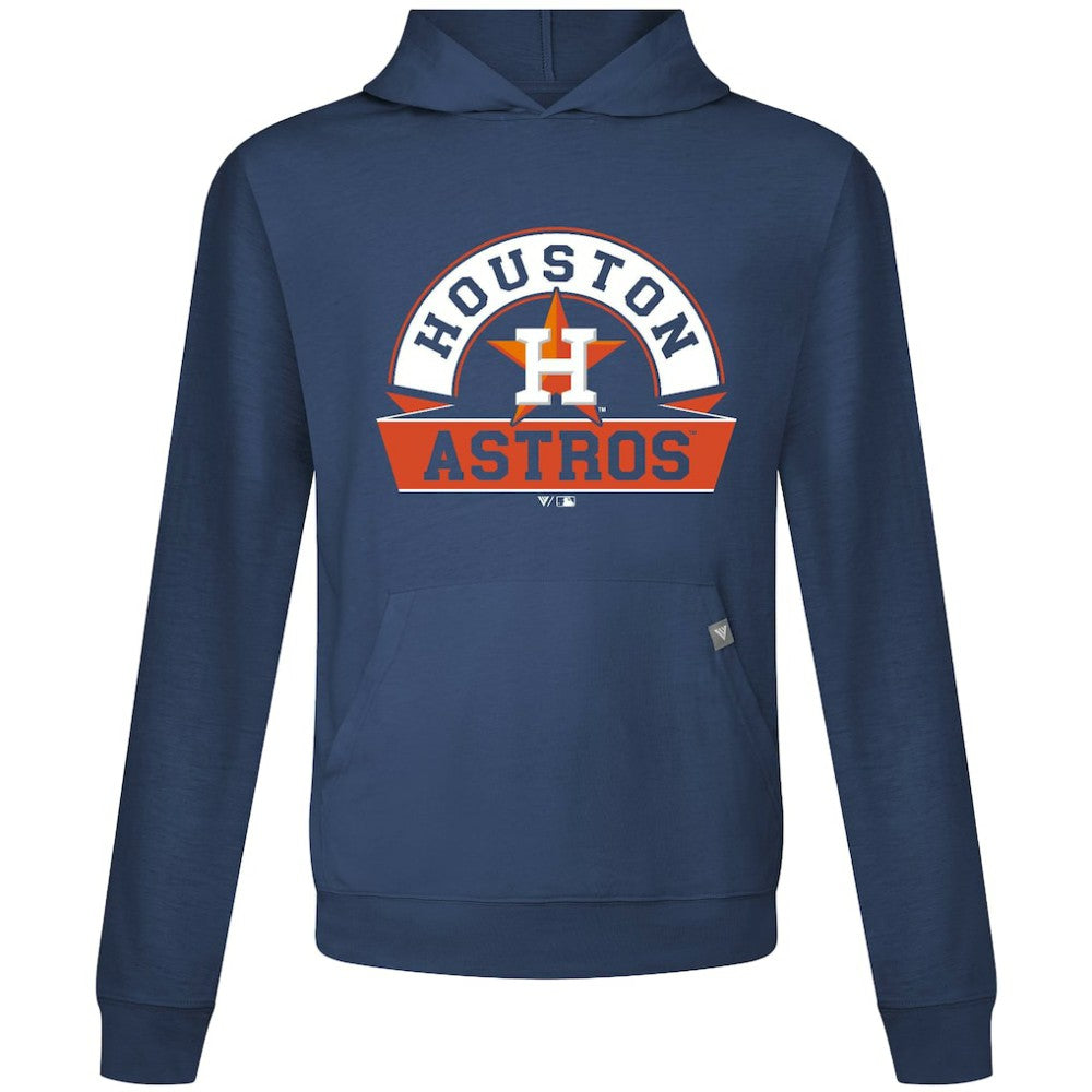 Houston Astros Levelwear Relay Banner Arch Pullover Hoodie - Navy - MLB Lifestyle