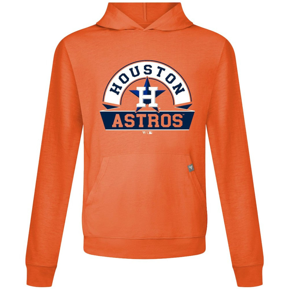 Houston Astros Levelwear Relay Banner Arch Pullover Hoodie - Orange - MLB Sale