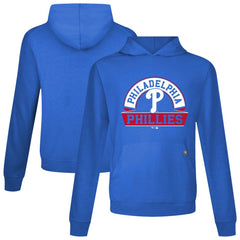 Philadelphia Phillies Levelwear Relay Banner Arch Pullover Hoodie - Royal - MLB Discount