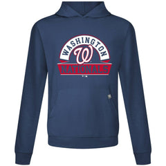 Washington Nationals Levelwear Relay Banner Arch Pullover Hoodie - Navy - MLB Sale