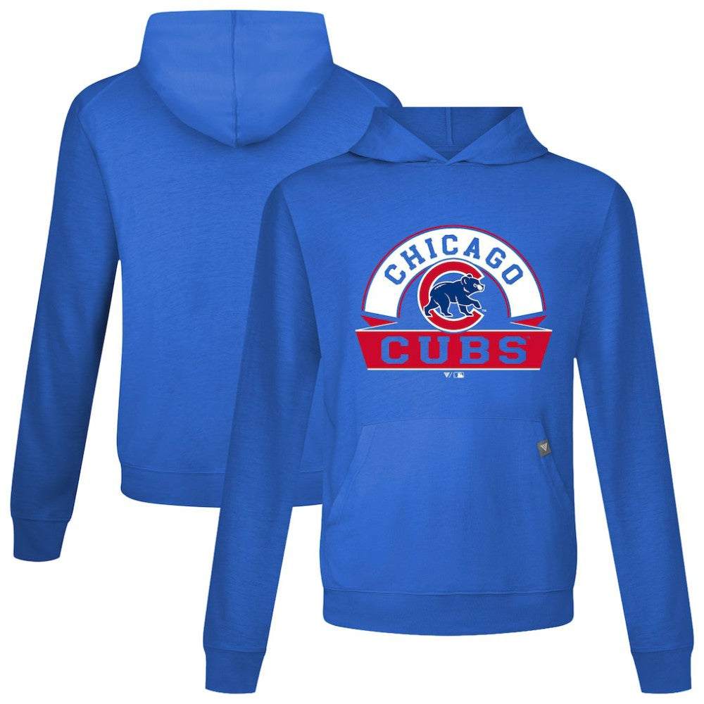 Chicago Cubs Levelwear Relay Banner Arch Pullover Hoodie - Royal - MLB Discount