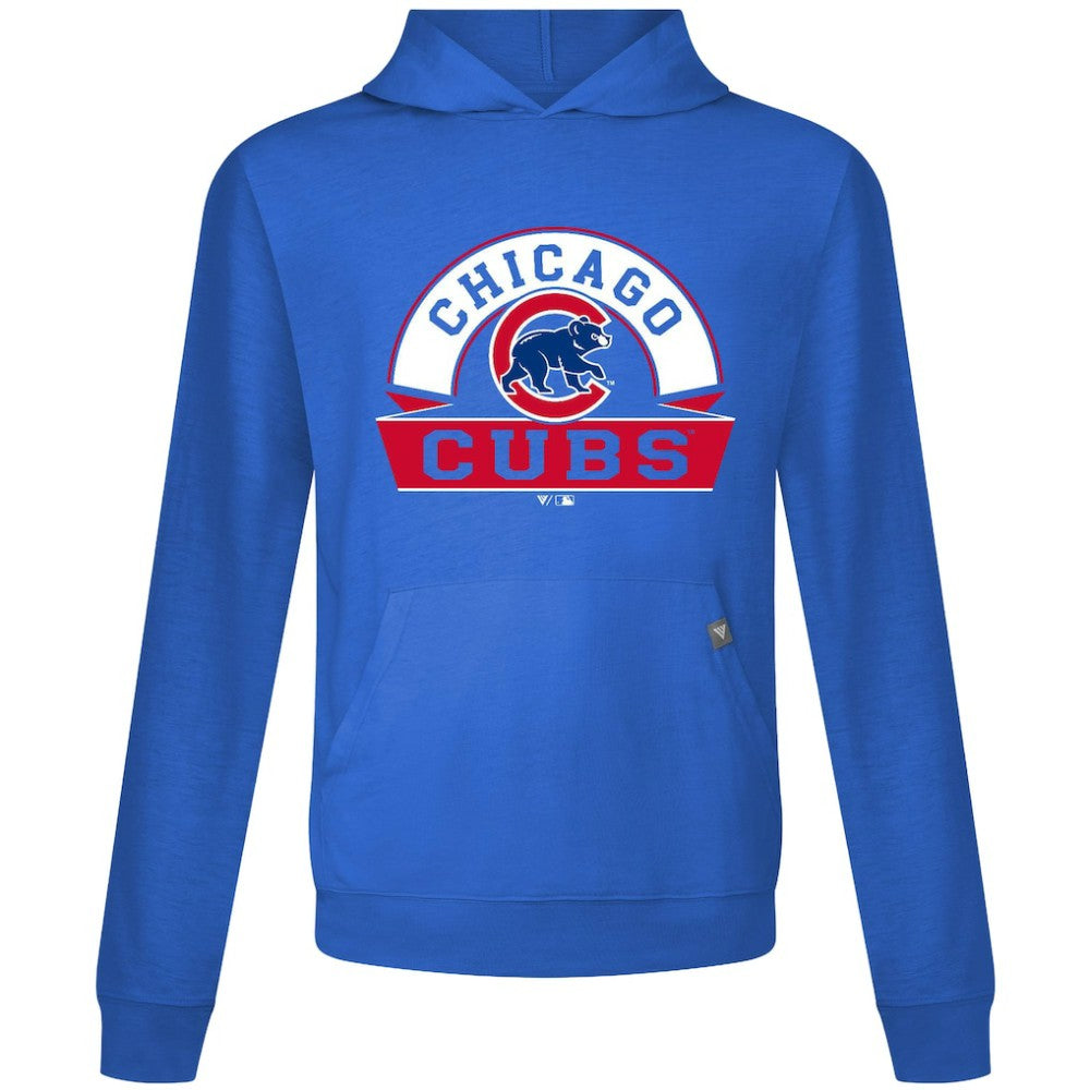 Chicago Cubs Levelwear Relay Banner Arch Pullover Hoodie - Royal - MLB Discount