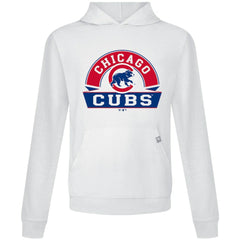 Chicago Cubs Levelwear Relay Banner Arch Pullover Hoodie - White - MLB on Sale