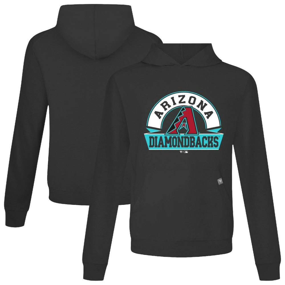Arizona Diamondbacks Levelwear Relay Banner Arch Pullover Hoodie - Black - MLB Online