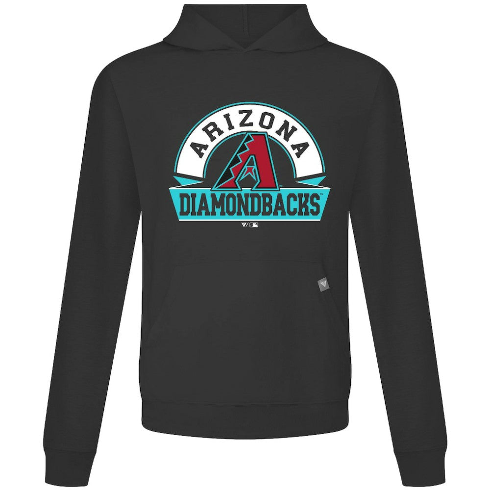Arizona Diamondbacks Levelwear Relay Banner Arch Pullover Hoodie - Black - MLB Online