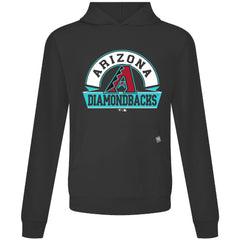 Arizona Diamondbacks Levelwear Relay Banner Arch Pullover Hoodie - Black - MLB Online