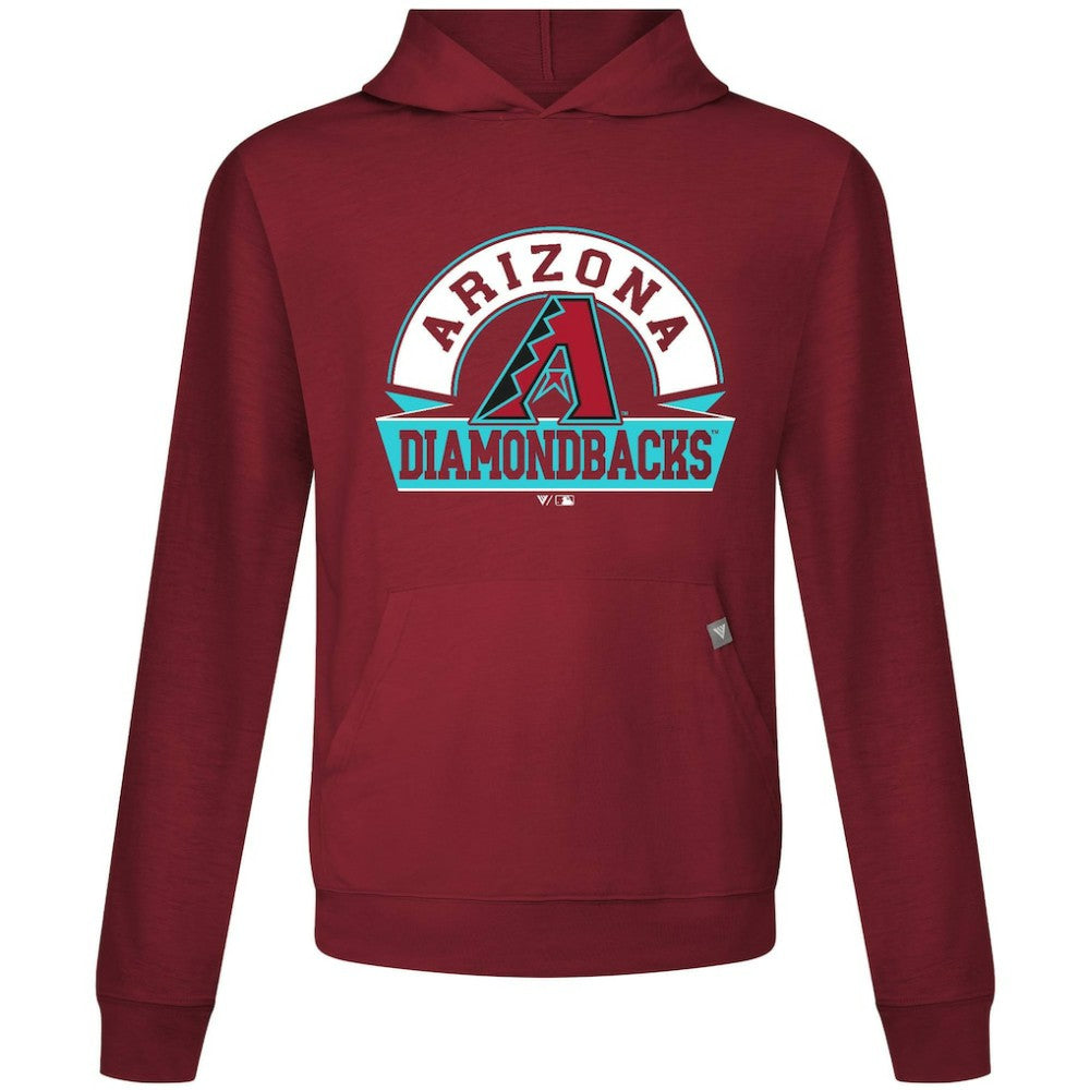 Arizona Diamondbacks Levelwear Relay Banner Arch Pullover Hoodie - Cardinal - MLB Sale