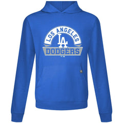 Los Angeles Dodgers Levelwear Relay Banner Arch Pullover Hoodie - Royal - MLB Discount