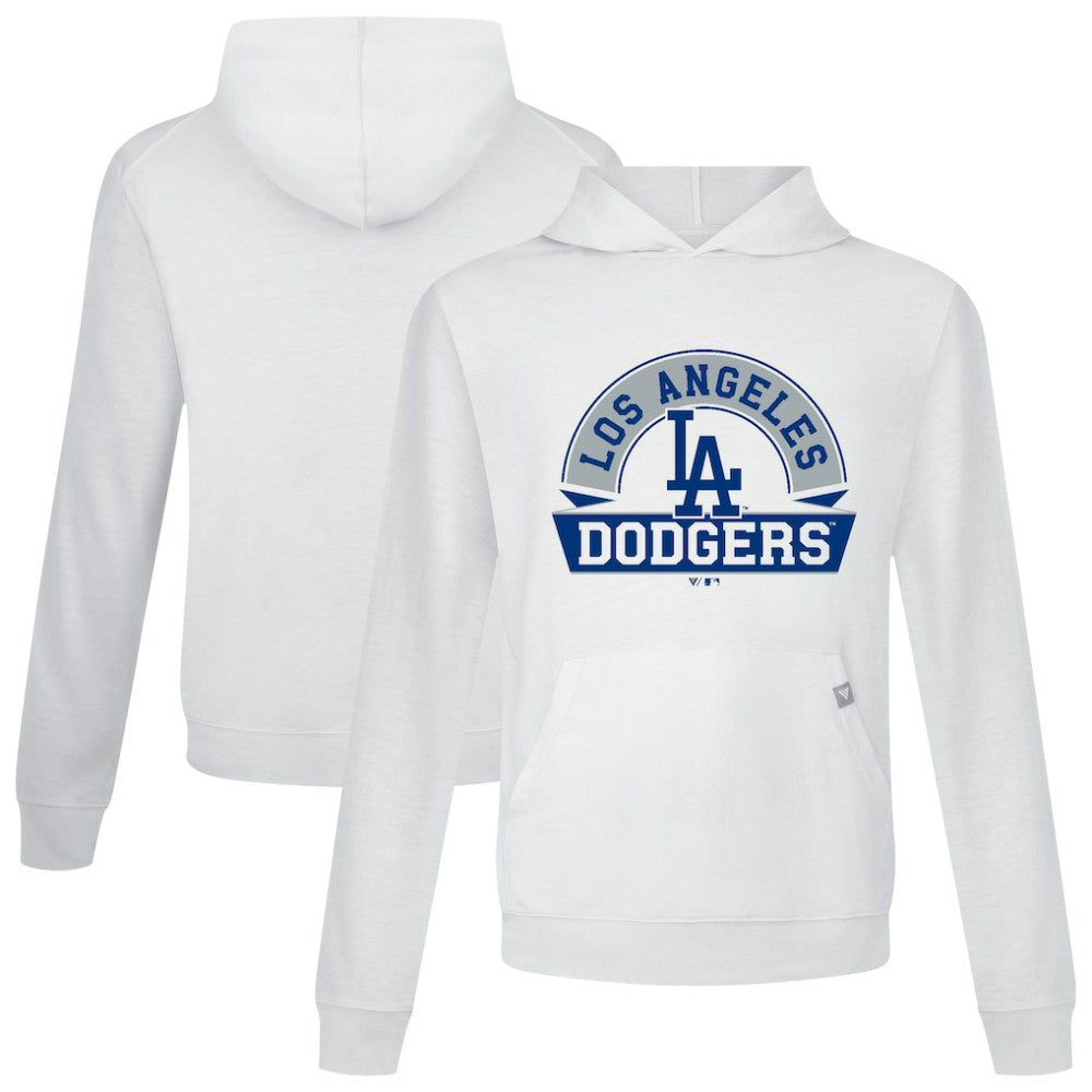 Los Angeles Dodgers Levelwear Relay Banner Arch Pullover Hoodie - White - MLB on Sale