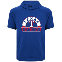 Texas Rangers Levelwear Phase Banner Arch Hoodie T-Shirt - Royal - MLB Discount