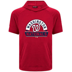 Washington Nationals Levelwear Phase Banner Arch Hoodie T-Shirt - Red - MLB on Sale