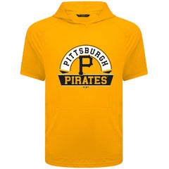 Pittsburgh Pirates Levelwear Phase Banner Arch Hoodie T-Shirt - Gold - MLB Discount
