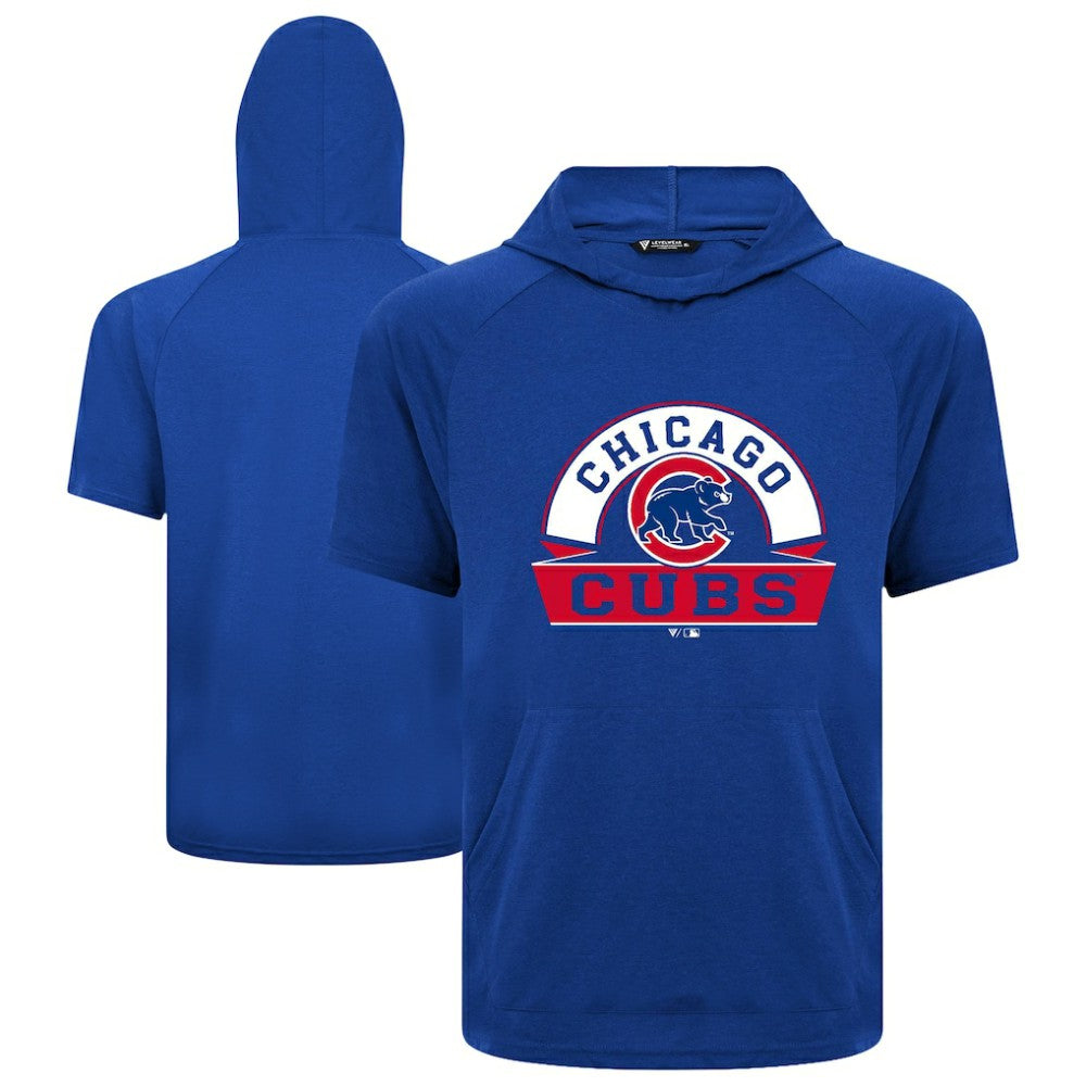 Chicago Cubs Levelwear Phase Banner Arch Hoodie T-Shirt - Royal - MLB Online