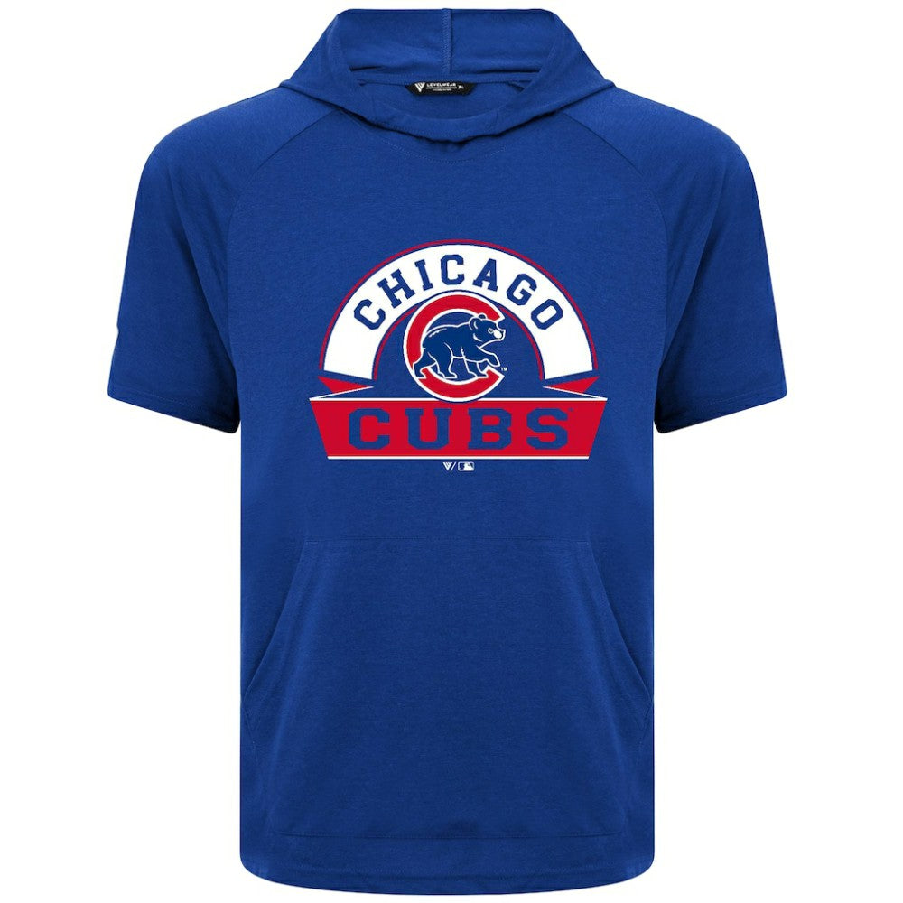 Chicago Cubs Levelwear Phase Banner Arch Hoodie T-Shirt - Royal - MLB Online