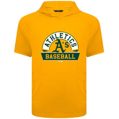 Athletics Levelwear Phase Banner Arch Hoodie T-Shirt - Gold - MLB Discount