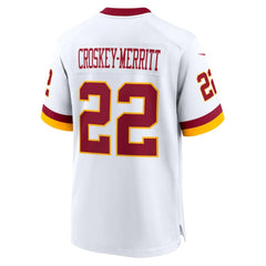 Nike Jacory Croskey-Merritt Washington Commanders Game Super Bowl Era Jersey White