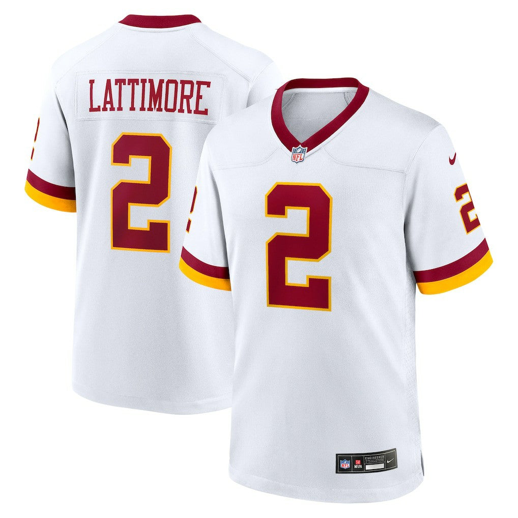 Nike Marshon Lattimore Washington Commanders Game Super Bowl Era Jersey White