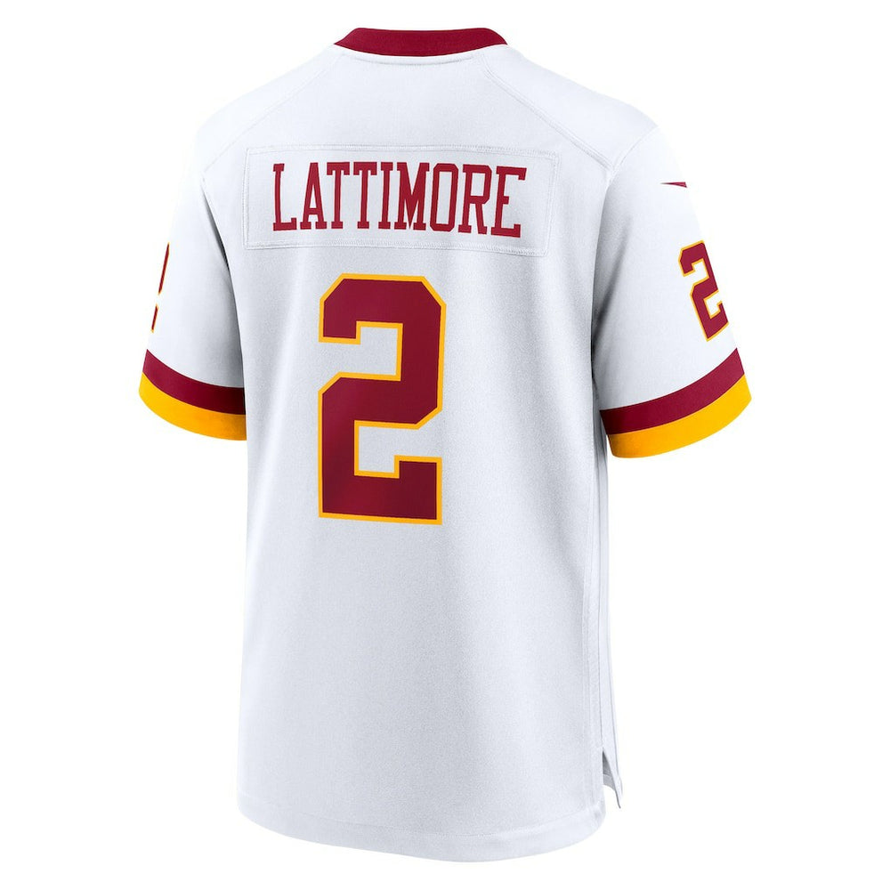 Nike Marshon Lattimore Washington Commanders Game Super Bowl Era Jersey White
