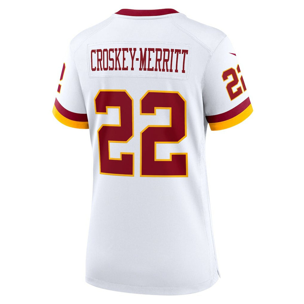 Nike Jacory Croskey-Merritt Washington Commanders Women's Game Super Bowl Era Jersey White