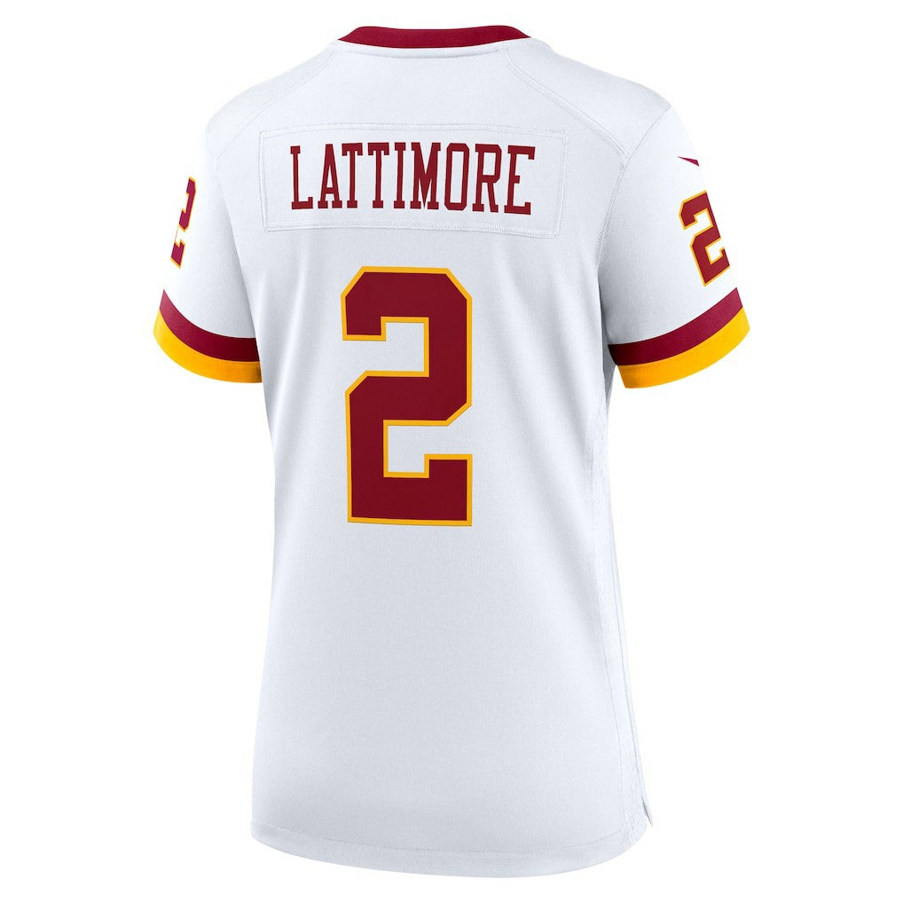 Nike Marshon Lattimore Washington Commanders Women's Game Super Bowl Era Jersey White