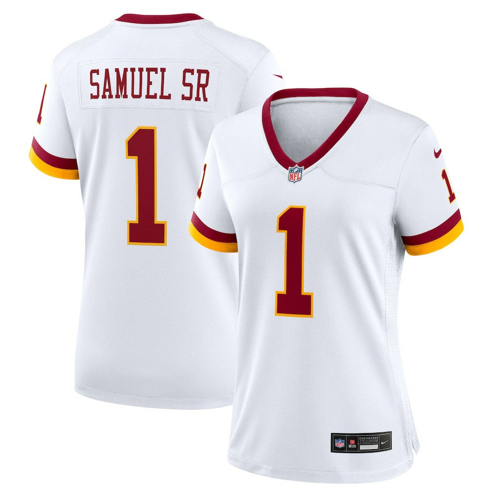 Nike Deebo Samuel Sr Washington Commanders Women's Game Super Bowl Era Jersey White