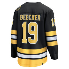 John Beecher Boston Bruins Fanatics Home Breakaway Player Jersey - Black - NHL 203411358