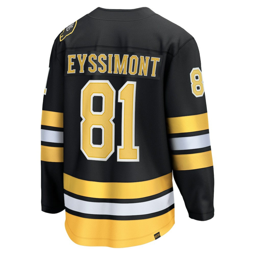 Michael Eyssimont Boston Bruins Fanatics Home Breakaway Player Jersey - Black - NHL 203411360