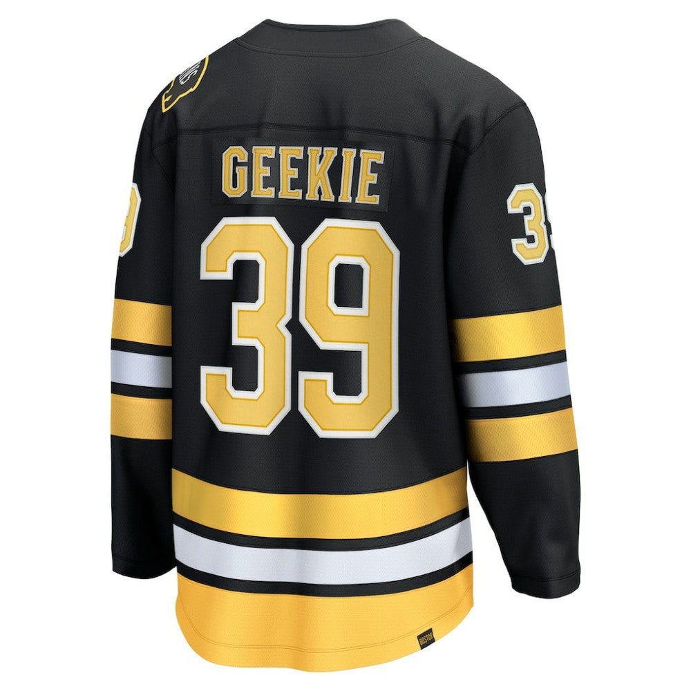 Morgan Geekie Boston Bruins Fanatics Home Breakaway Player Jersey - Black - NHL 203411362