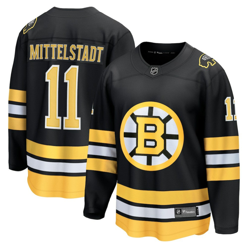 Casey Mittelstadt Boston Bruins Fanatics Home Breakaway Player Jersey - Black - NHL 203411371