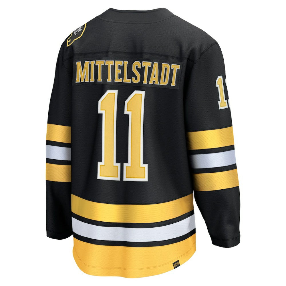 Casey Mittelstadt Boston Bruins Fanatics Home Breakaway Player Jersey - Black - NHL 203411371