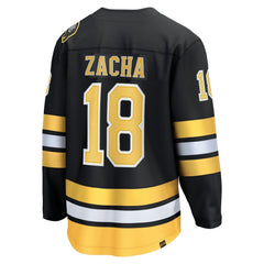 Pavel Zacha Boston Bruins Fanatics Home Breakaway Player Jersey - Black - NHL 203411387