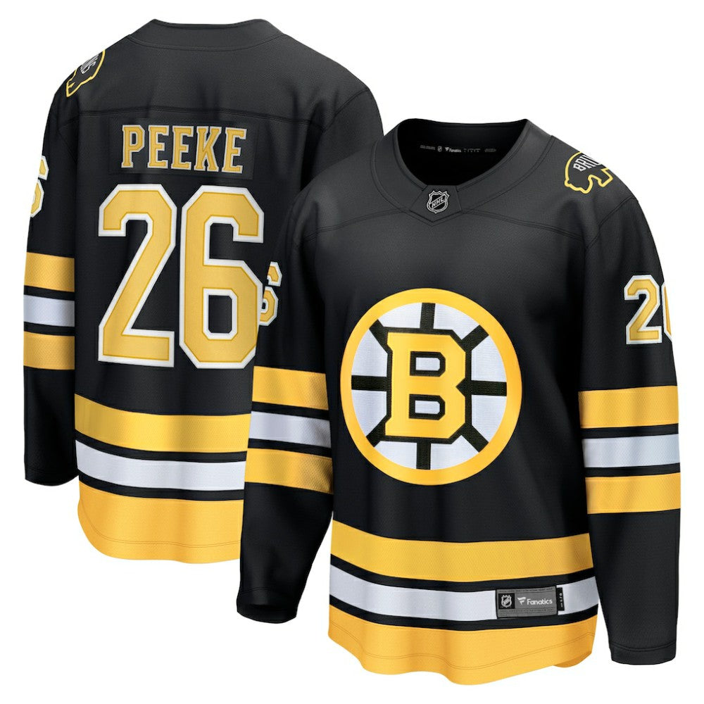Andrew Peeke Boston Bruins Fanatics Home Breakaway Player Jersey - Black - NHL 203411415