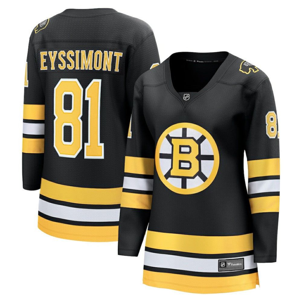 Michael Eyssimont Boston Bruins Fanatics Women's Home Breakaway Player Jersey - Black - NHL 203412398