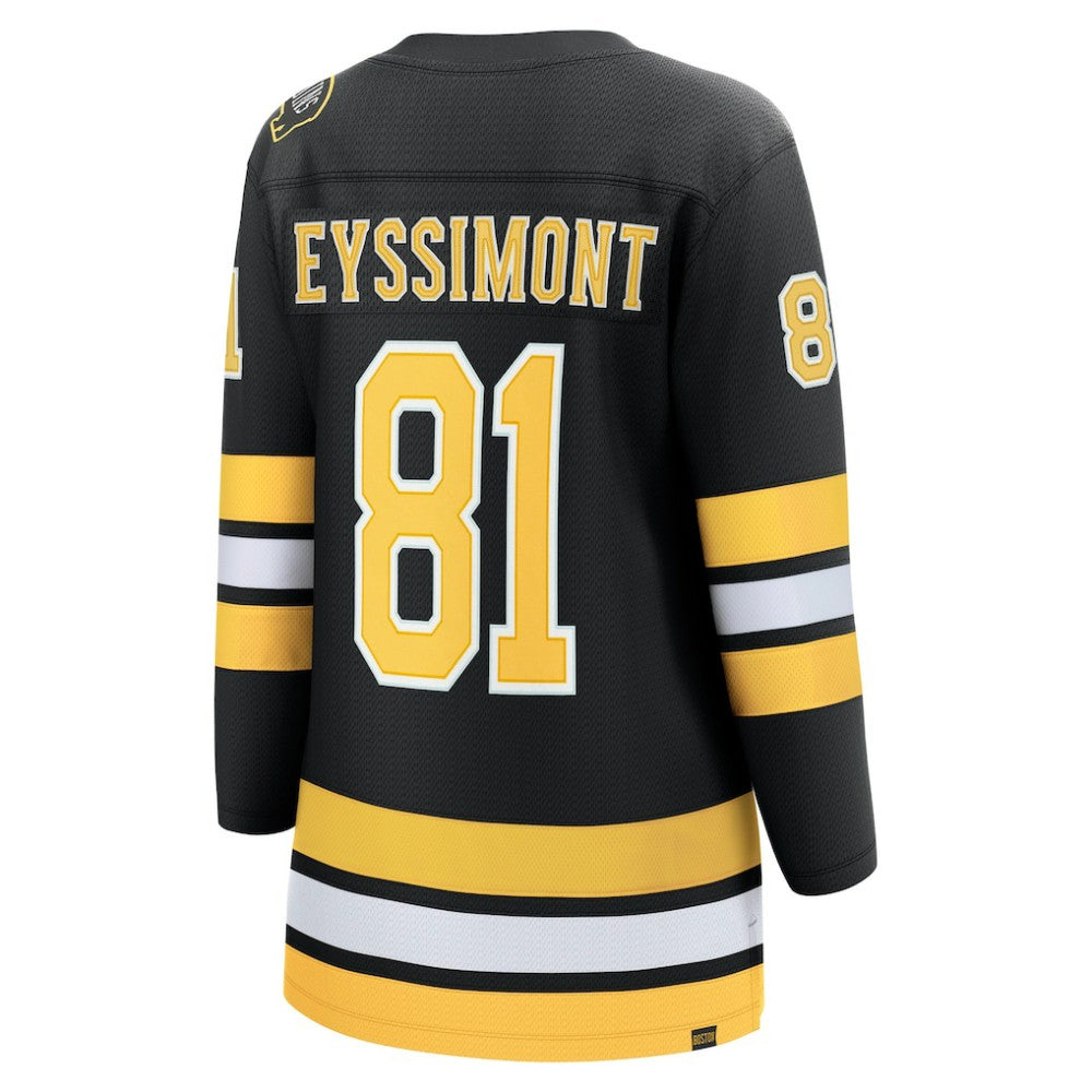 Michael Eyssimont Boston Bruins Fanatics Women's Home Breakaway Player Jersey - Black - NHL 203412398