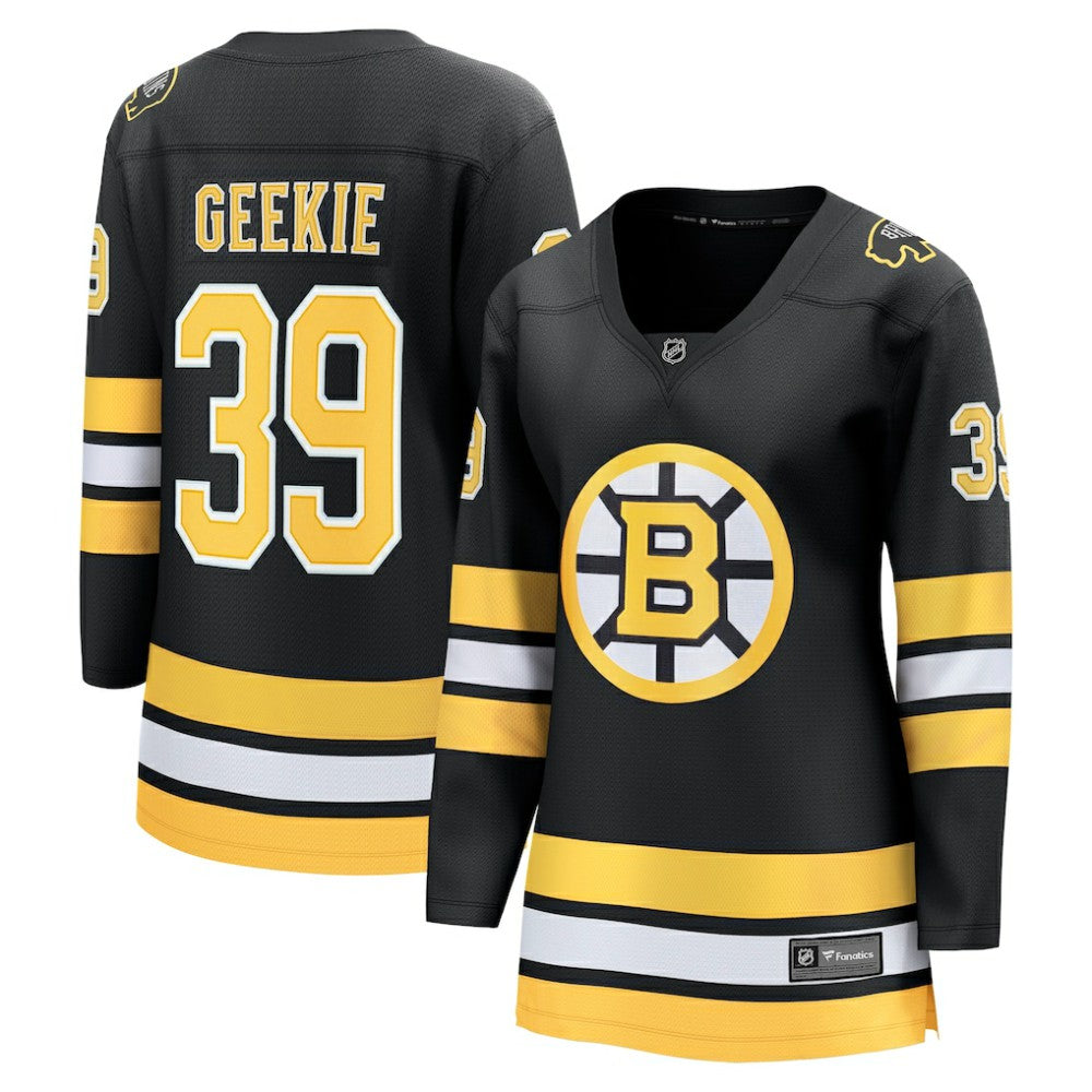 Morgan Geekie Boston Bruins Fanatics Women's Home Breakaway Player Jersey - Black - NHL 203412400