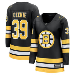 Morgan Geekie Boston Bruins Fanatics Women's Home Breakaway Player Jersey - Black - NHL 203412400