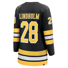 Elias Lindholm Boston Bruins Fanatics Women's Home Breakaway Player Jersey - Black - NHL 203412402