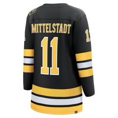 Casey Mittelstadt Boston Bruins Fanatics Women's Home Breakaway Player Jersey - Black - NHL 203412403