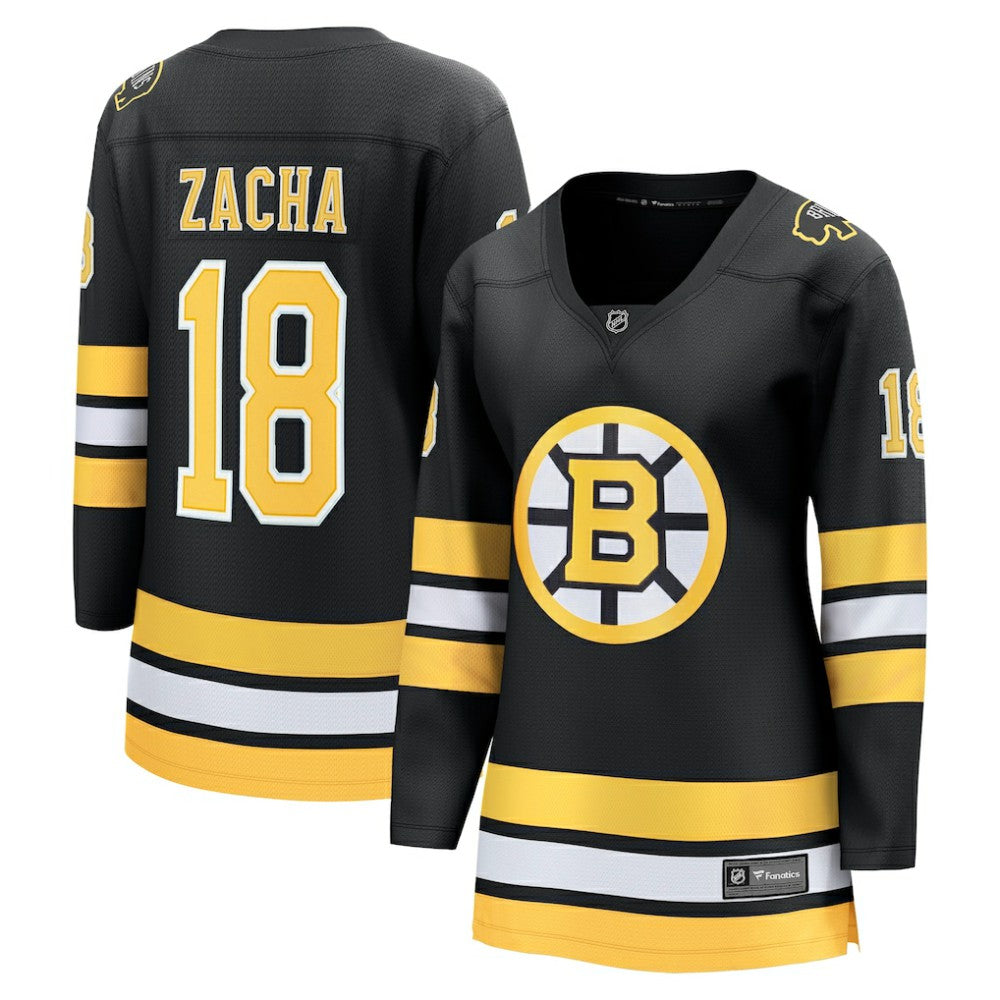 Pavel Zacha Boston Bruins Fanatics Women's Home Breakaway Player Jersey - Black - NHL 203412404