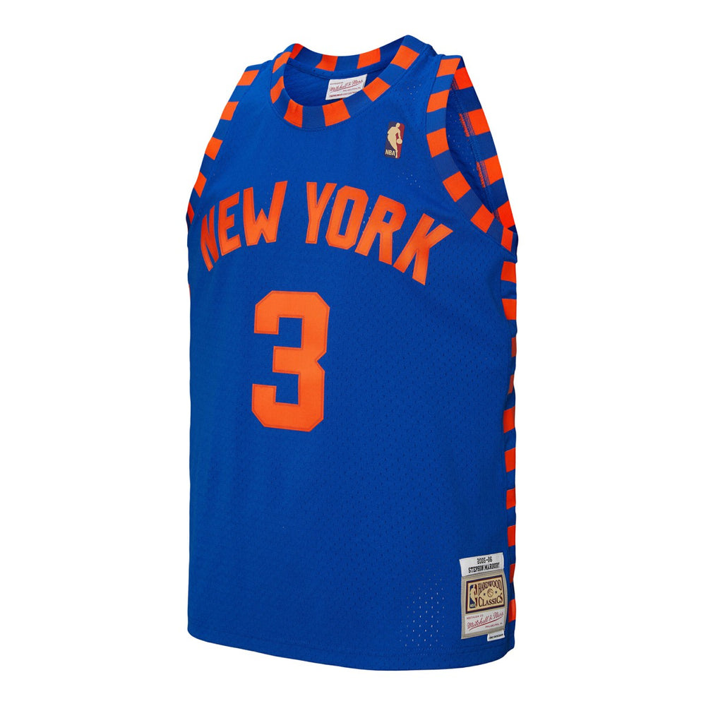 Stephon Marbury New York Knicks 2005/06 Hardwood Classics Swingman Jersey Blue | Mitchell & Ness discount
