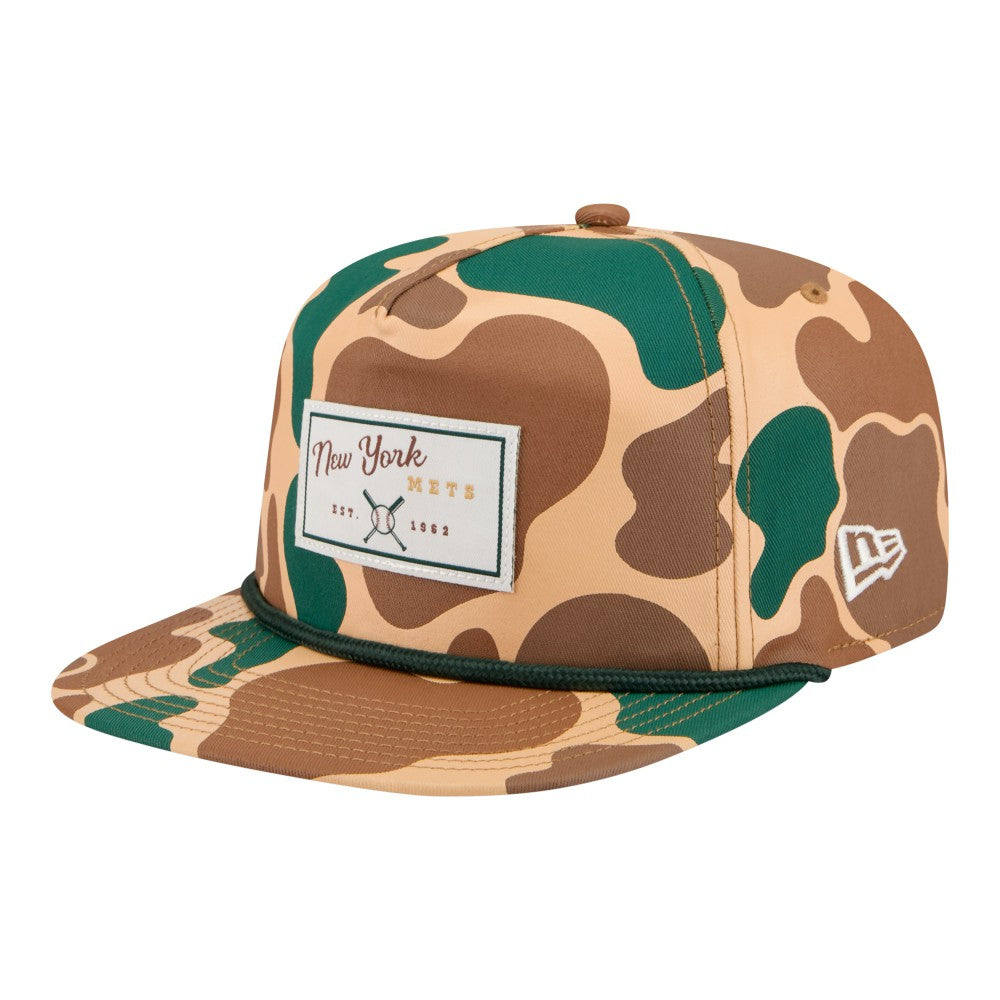 New York Mets New Era Duck 19TWENTY Adjustable Hat - Camo - New Era Online