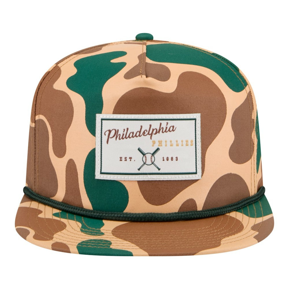Philadelphia Phillies New Era Duck 19TWENTY Adjustable Hat - Camo - New Era Sale