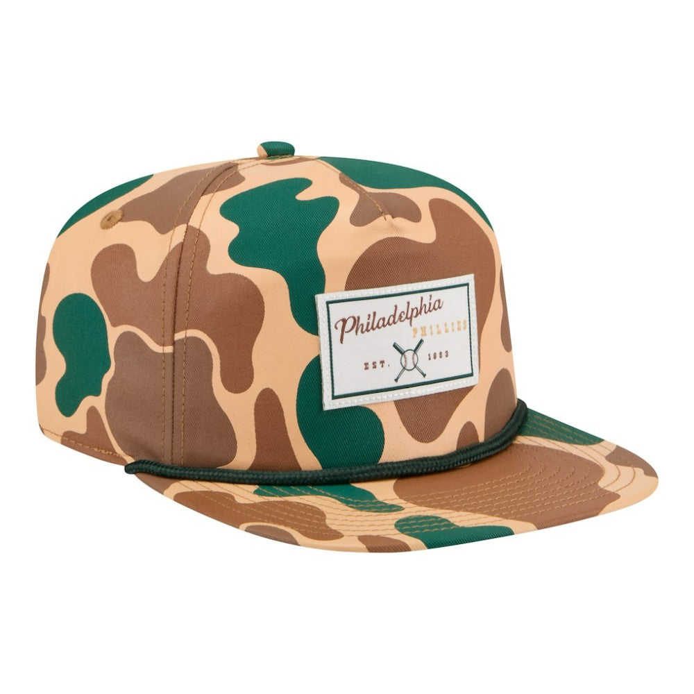 Philadelphia Phillies New Era Duck 19TWENTY Adjustable Hat - Camo - New Era Sale
